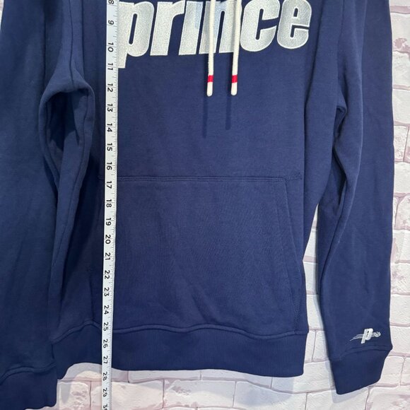 Prince Men's Embroidered Pickleball Navy Hooded Sweatshirt Medium NWT - Picture 6 of 6
